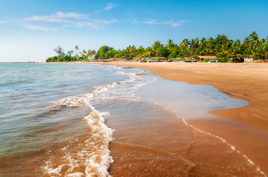 Morjim Beach Road, Goa, India